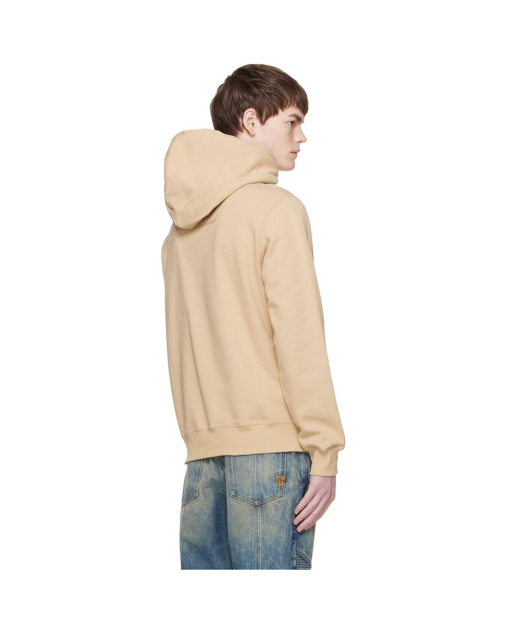 Lanvin Blue Tan Ribbon' Hoodie for men