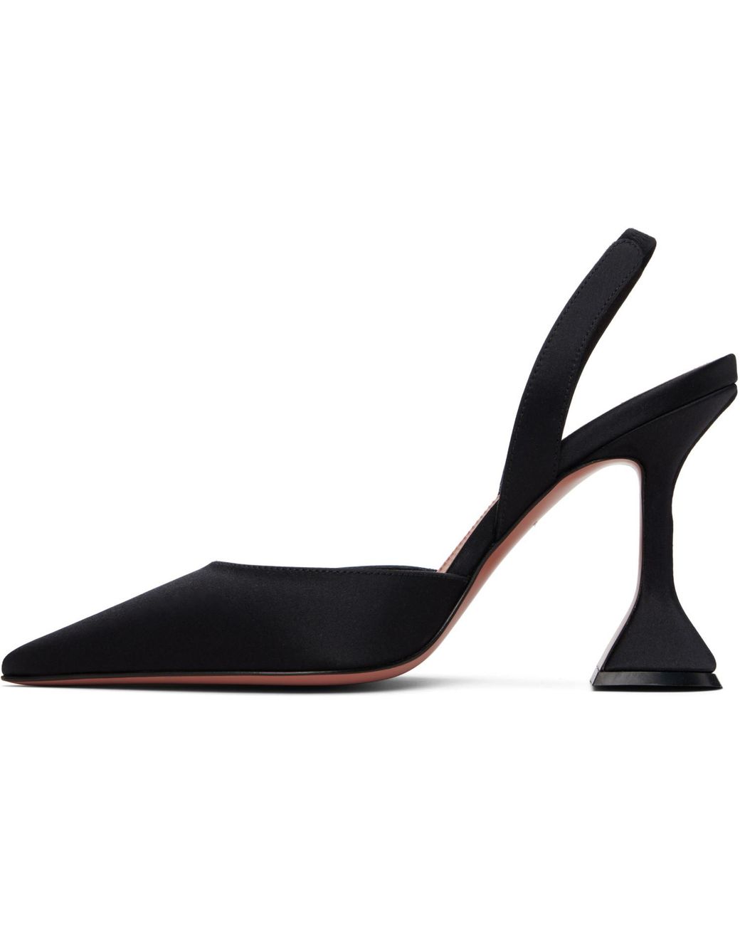 AMINA MUADDI Black Holli 95 Sling Heels