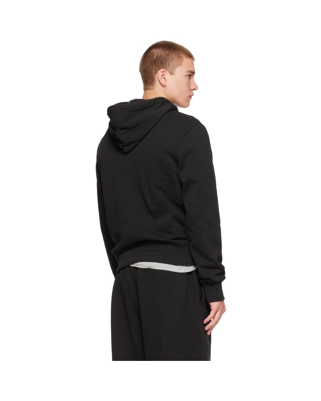 Entire studios Black Standard Hoodie for men