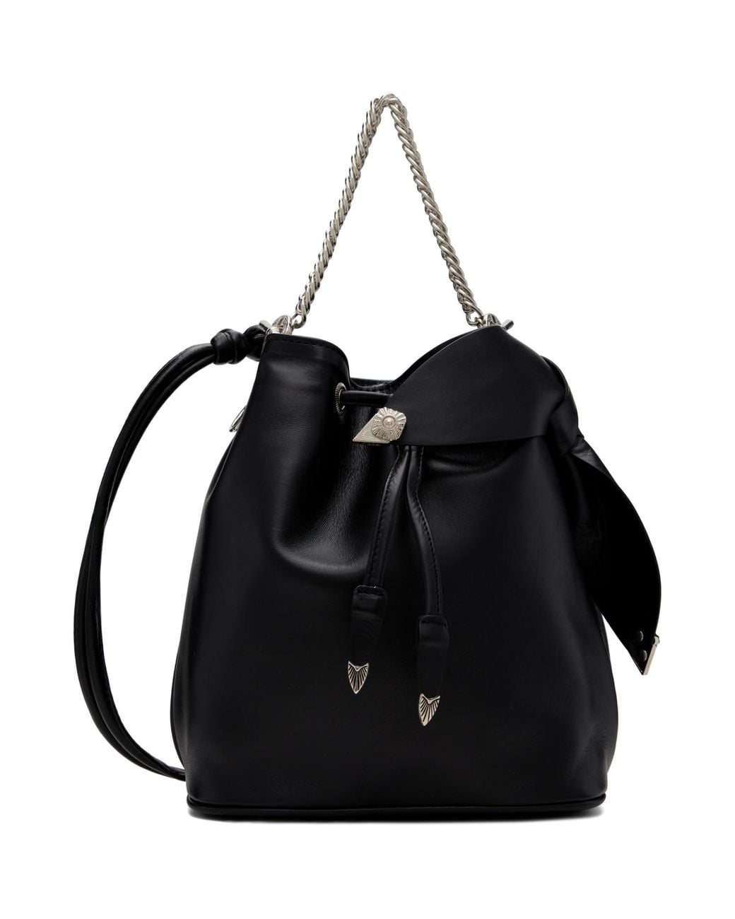 Toga Black Drawstring Bag
