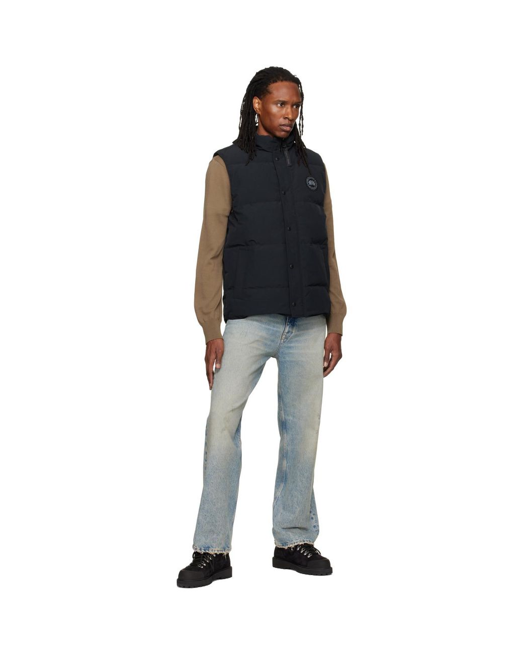 Canada Goose Black Garson Down Vest for men