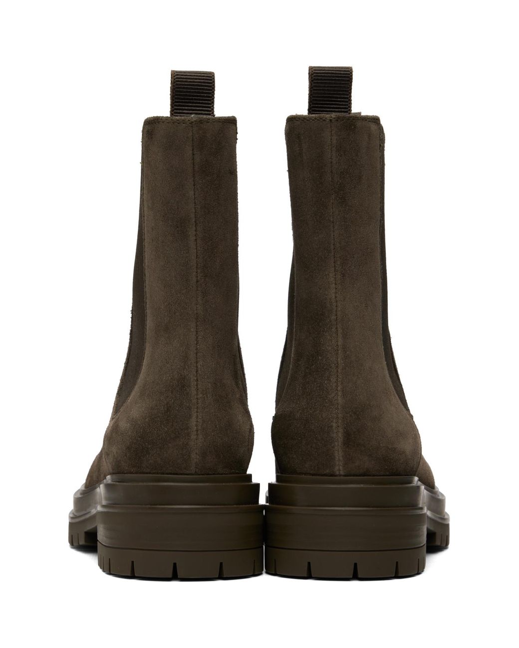 Gianvito Rossi Brown Khaki Chester Boots