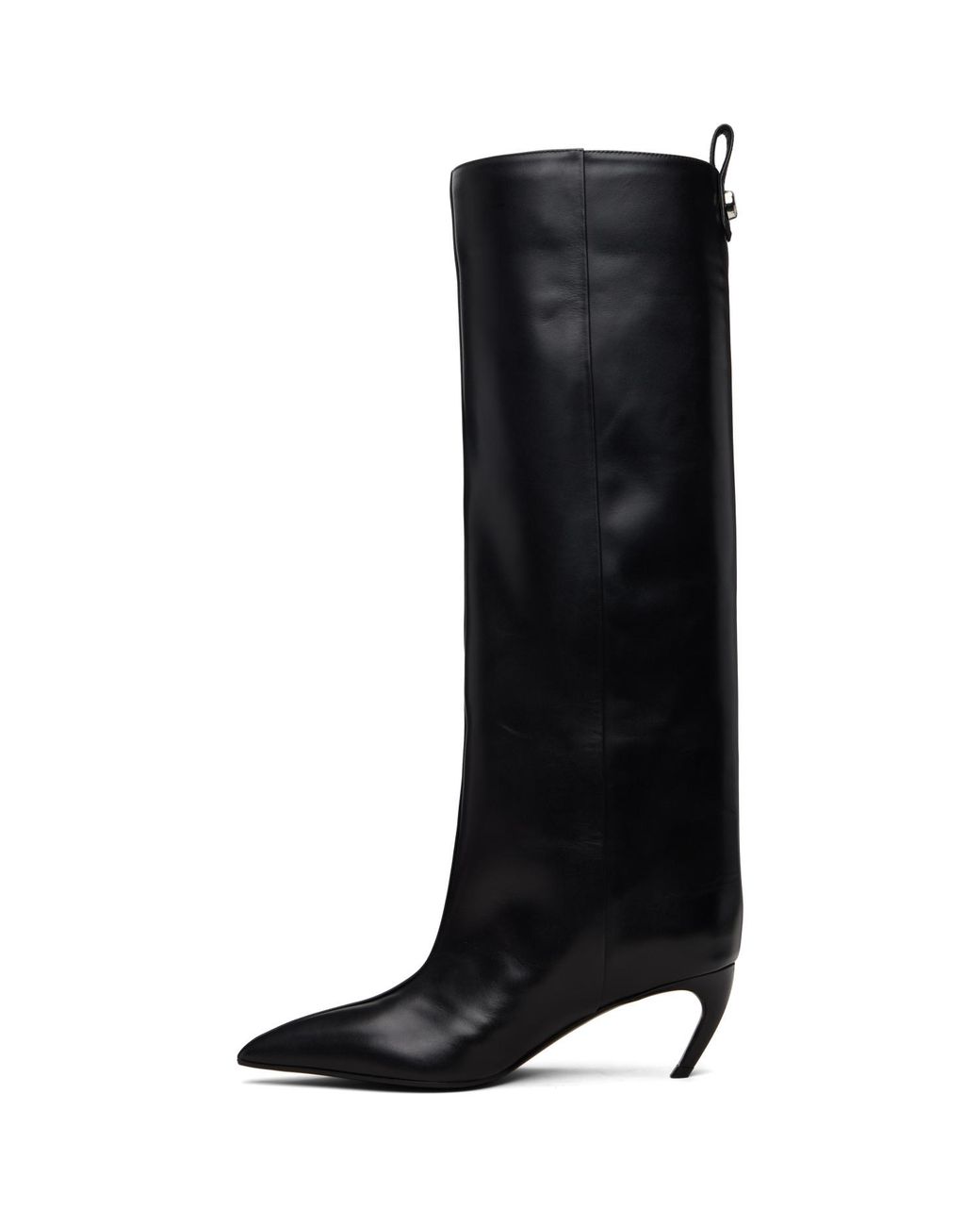 The Attico Black Lea Tall Boots