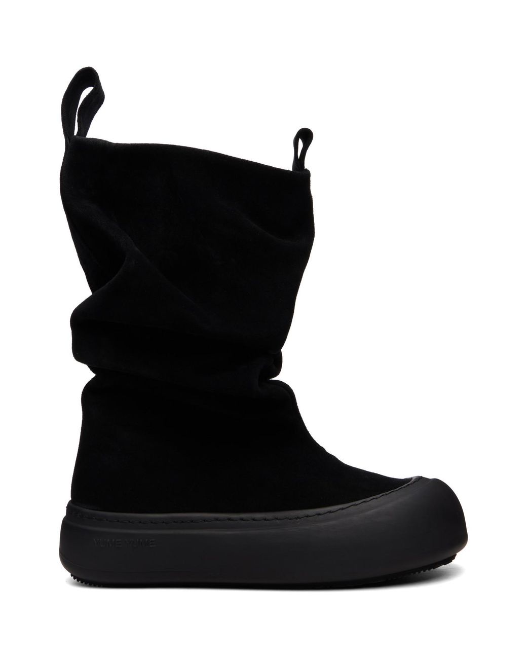 Yume Yume Black Ssense Exclusive Low Fisherman Chelsea Boots for men