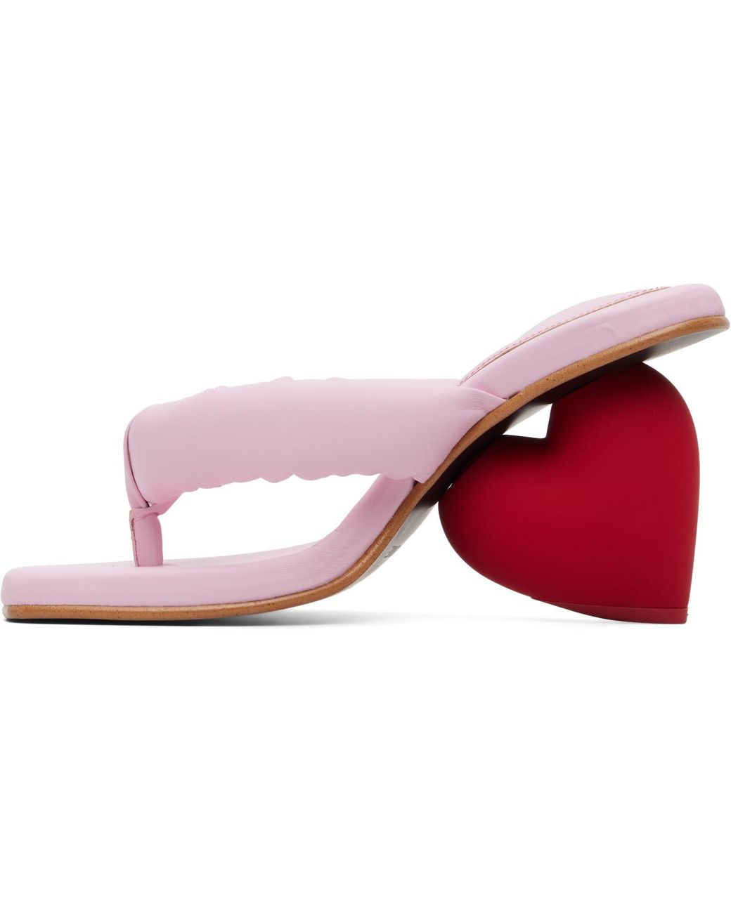 Yume Yume Pink Love Mule Heeled Sandals