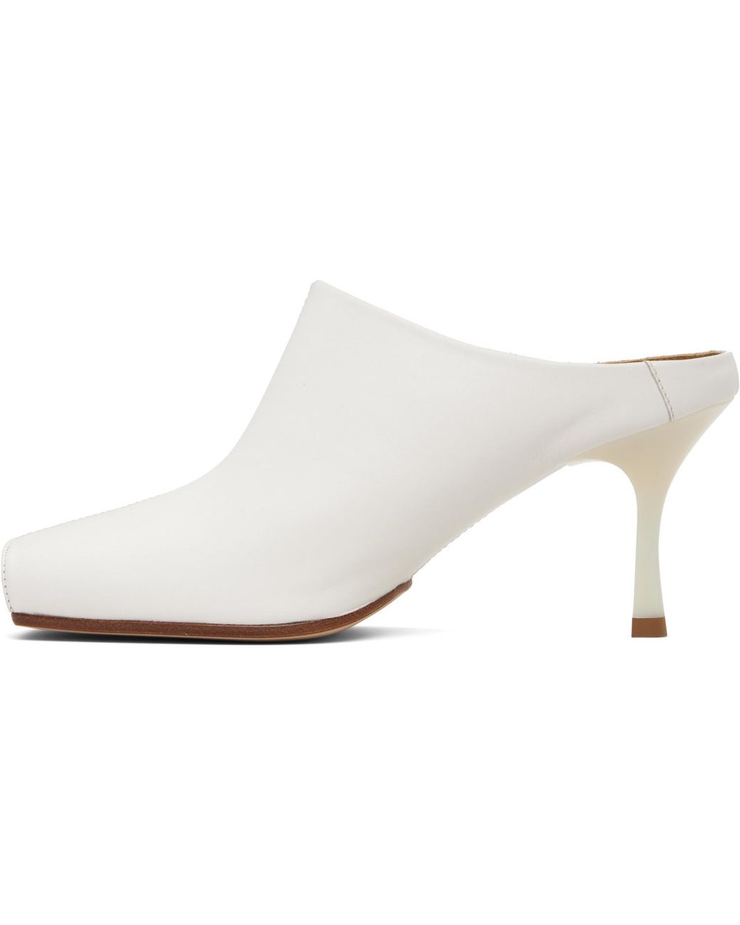 MM6 by Maison Margiela Black Ballerina Mule Heels