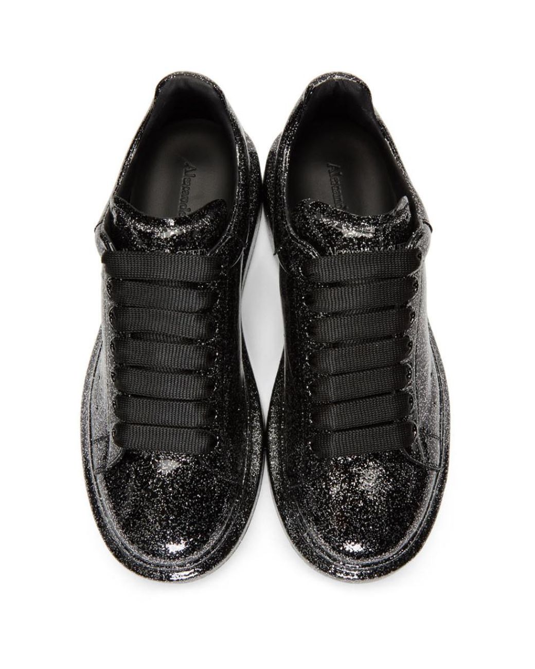 Shop Alexander McQueen Men's Oversized Metallic Leather Platform Sneakers |  Saks Fifth Avenue