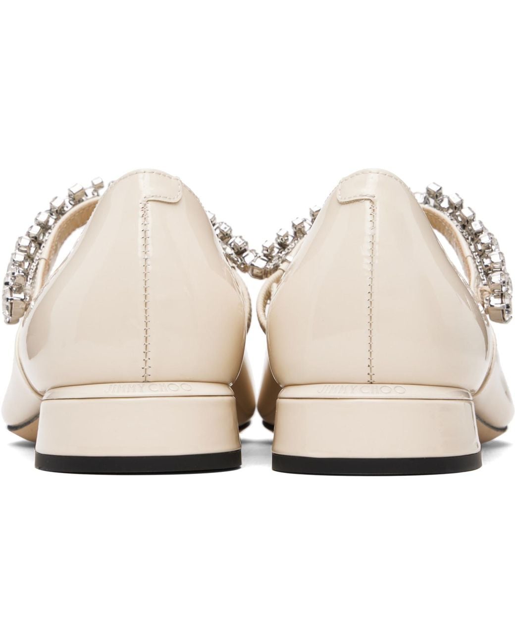 Jimmy Choo Natural Off- Bing Pump Flats