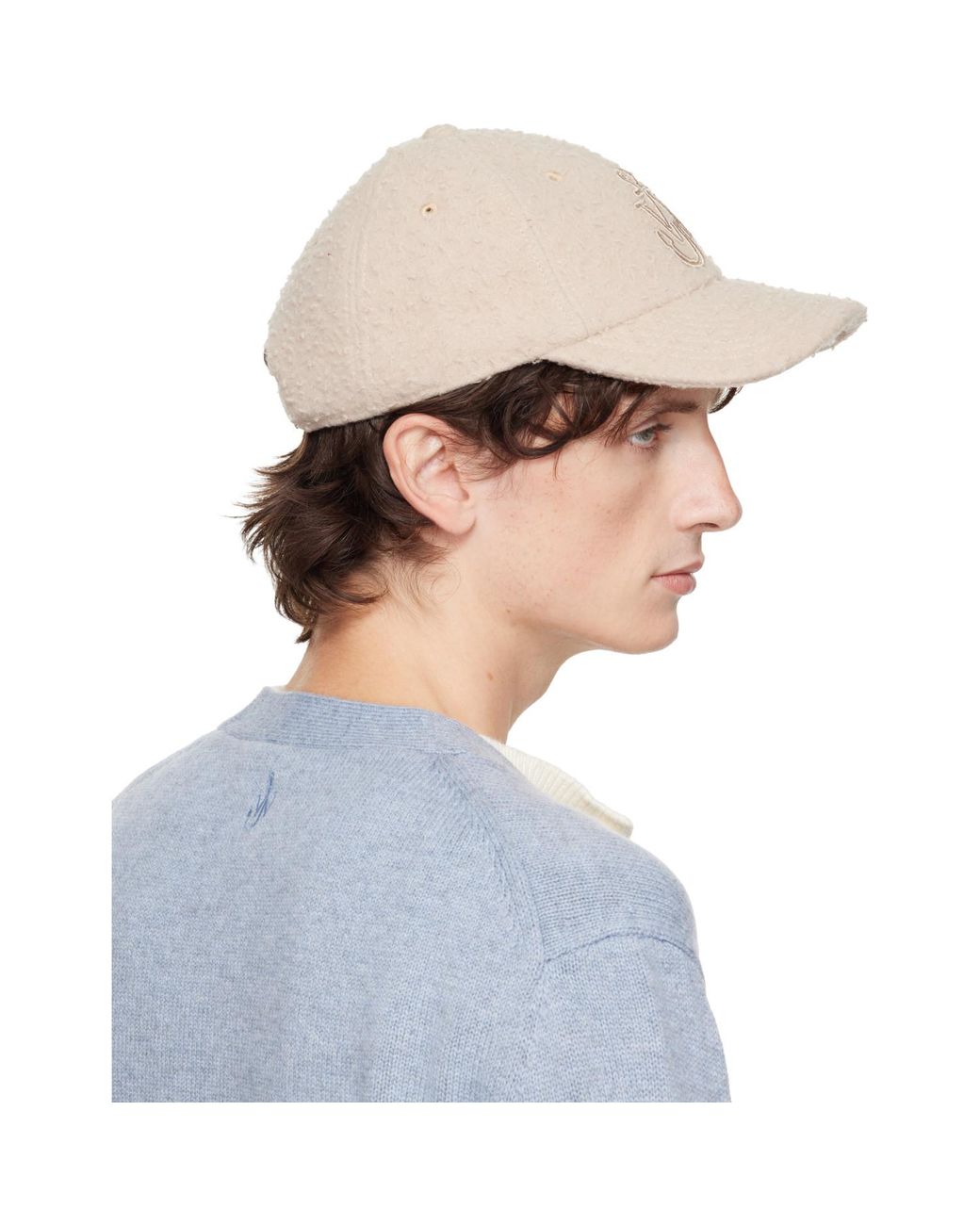 J.W. Anderson Blue Baseball Cap for men