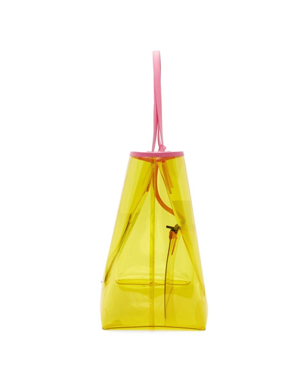 Versace Yellow Logo Pvc Tote Bag | Lyst Canada