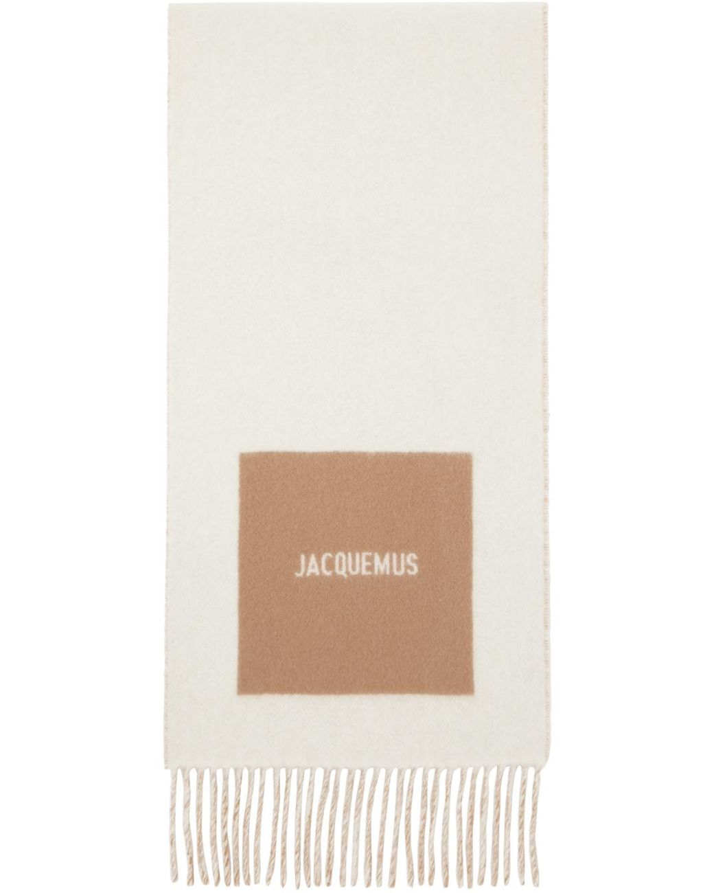 Jacquemus Off- La Casa 'L'Écharpe Rond Carré' Scarf | Lyst
