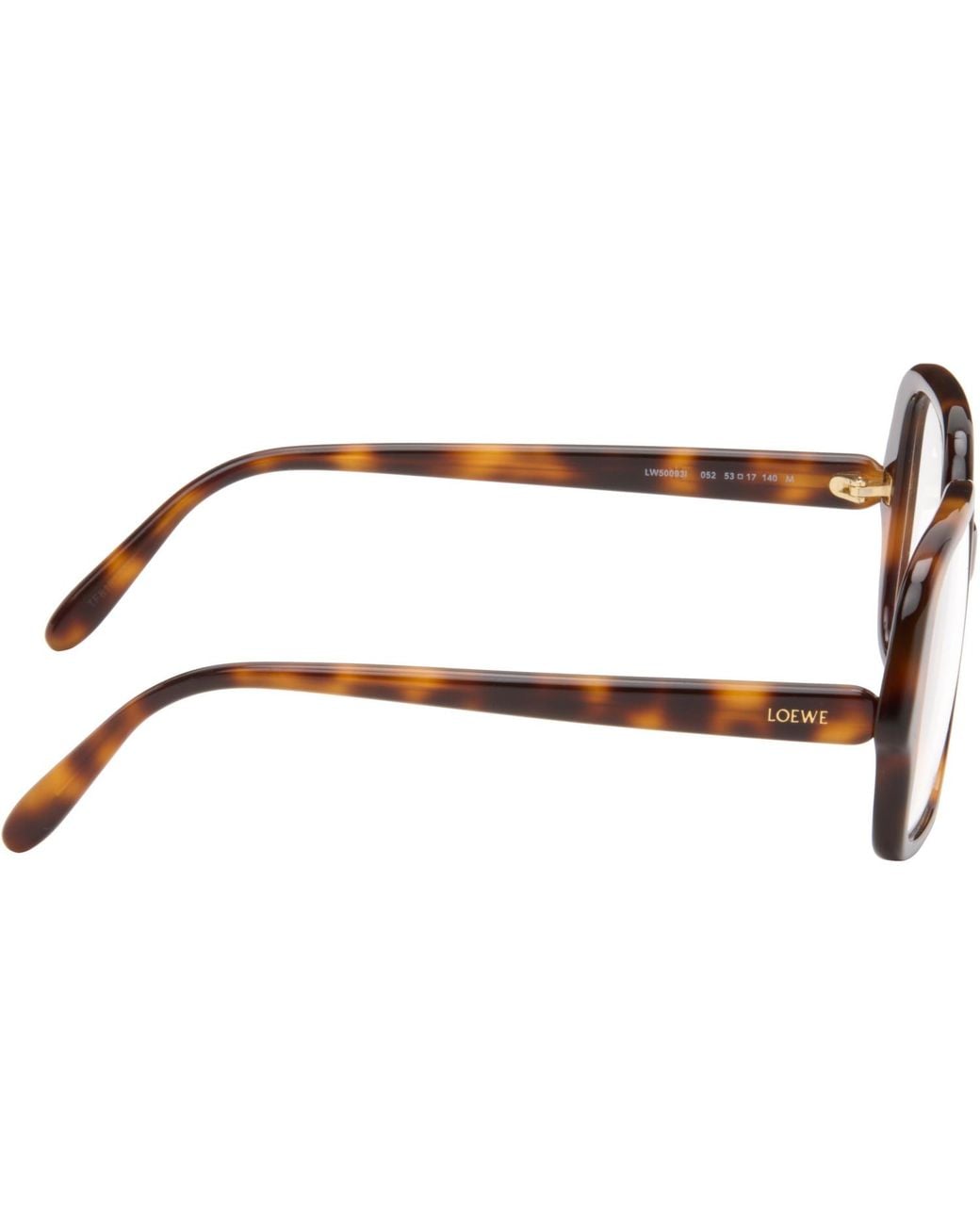 Loewe Black Slim Glasses for men