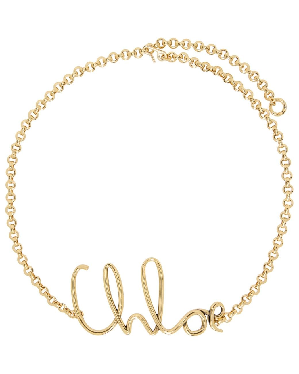 Chloé Metallic 'The Iconic' Small Belt