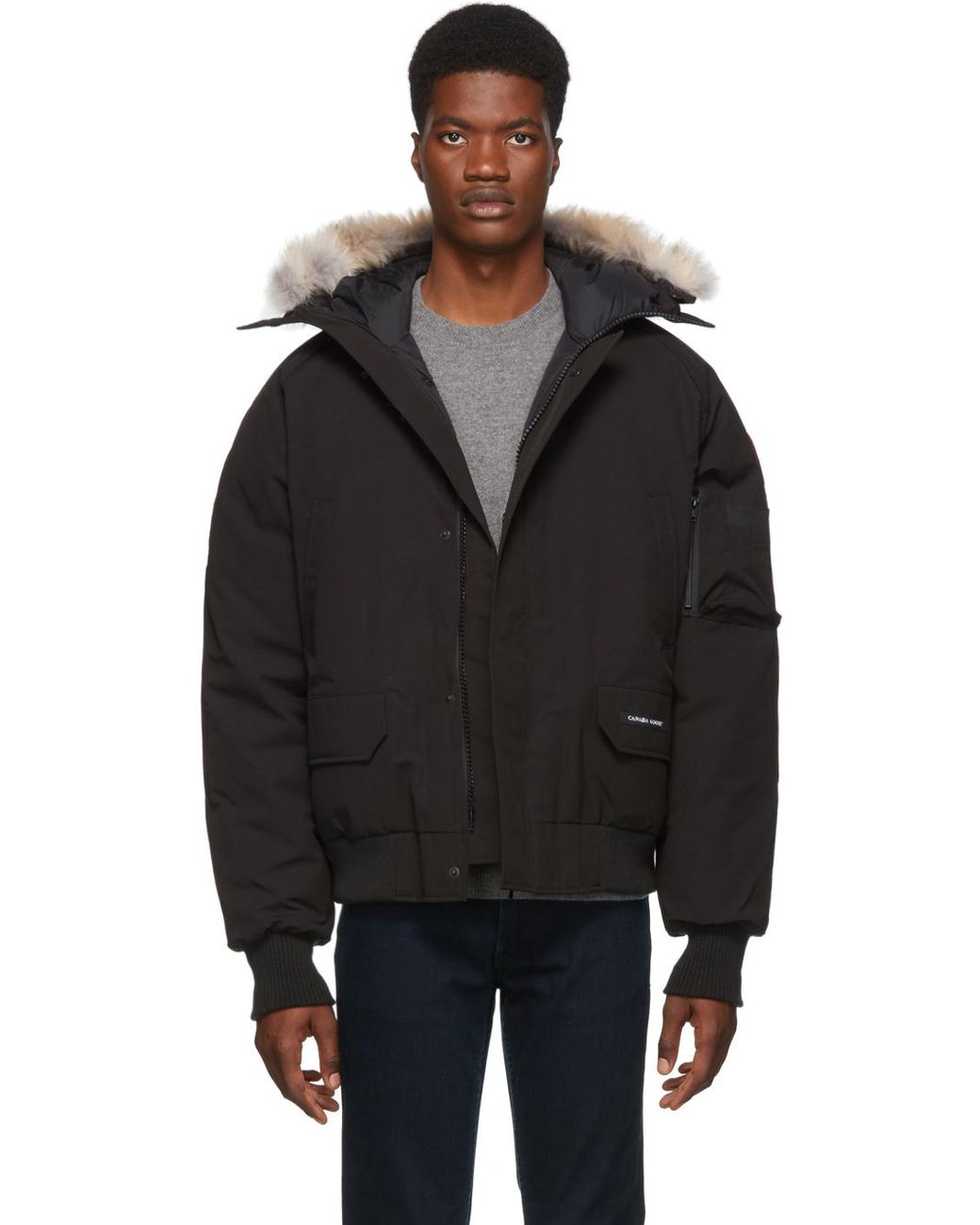 Canada goose chilliwack shop bomber mens black