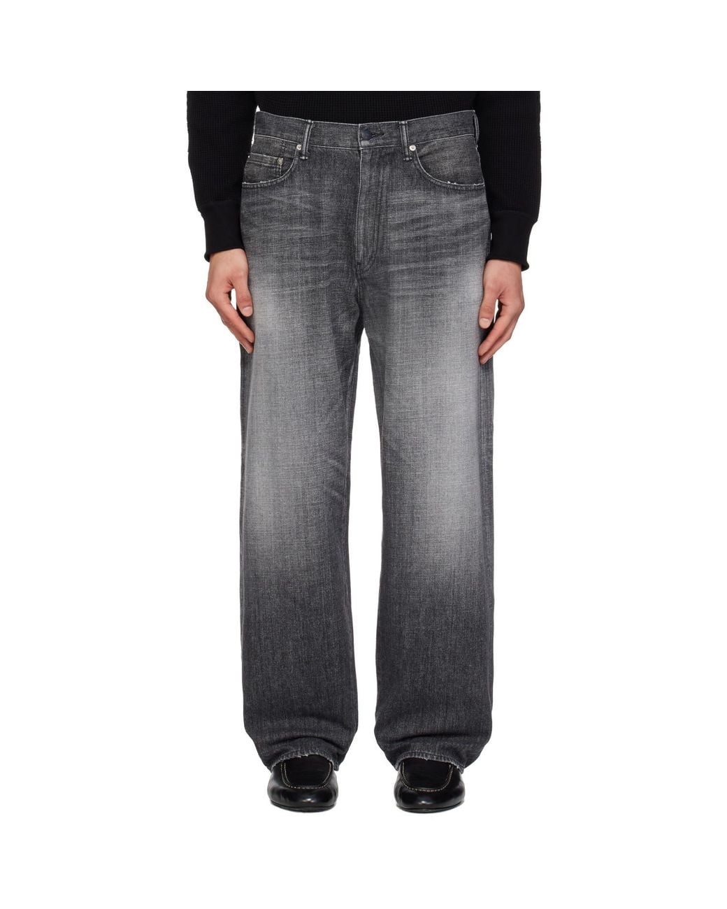 Nanamica Black Selvage Jeans for men
