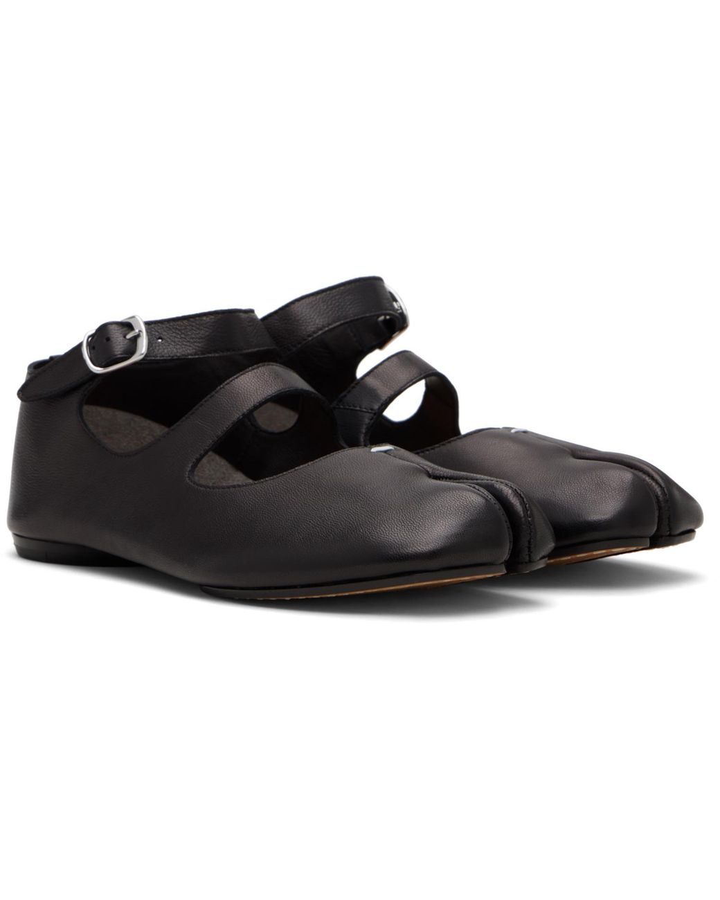 Maison Margiela Black Tabi Ballerina Flats