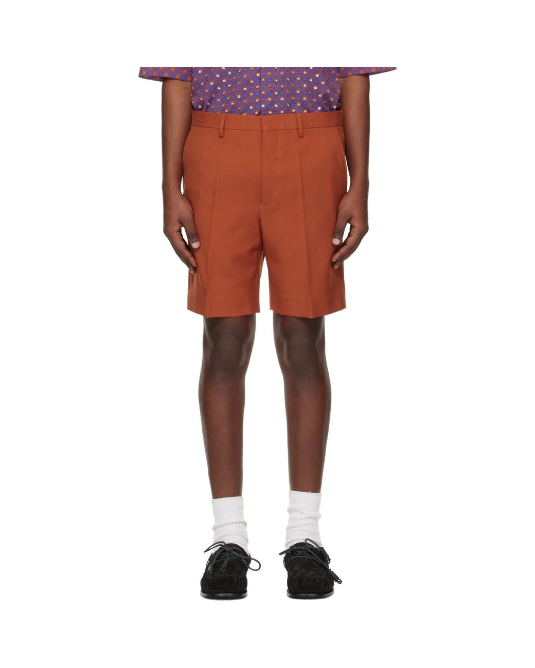 Dries Van Noten Multicolor Wool Shorts for men