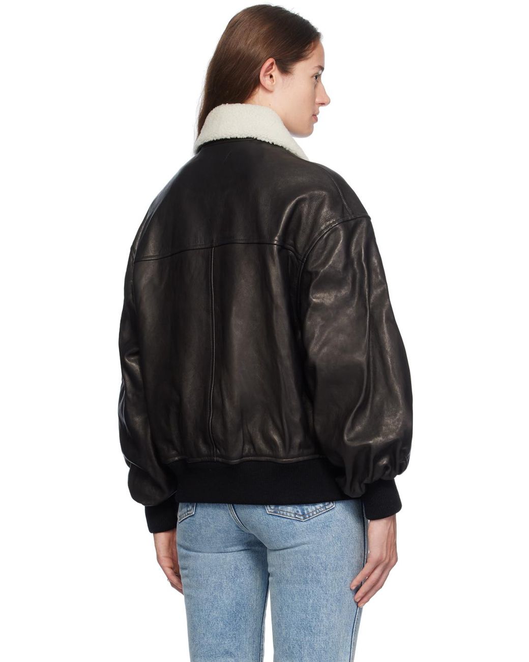 【関税込み】KHAITE ブラック Shellar レザージャケット Shellar Jacket in Black Leather – KHAITE