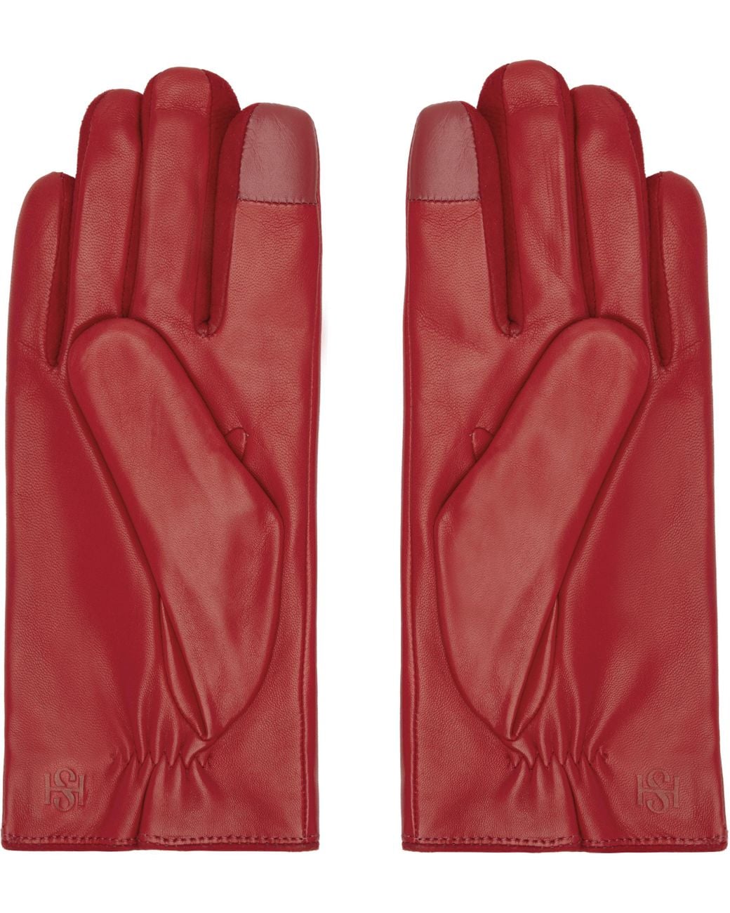 Handsome Stockholm Red Ssense Exclusive Essentials Gloves for men