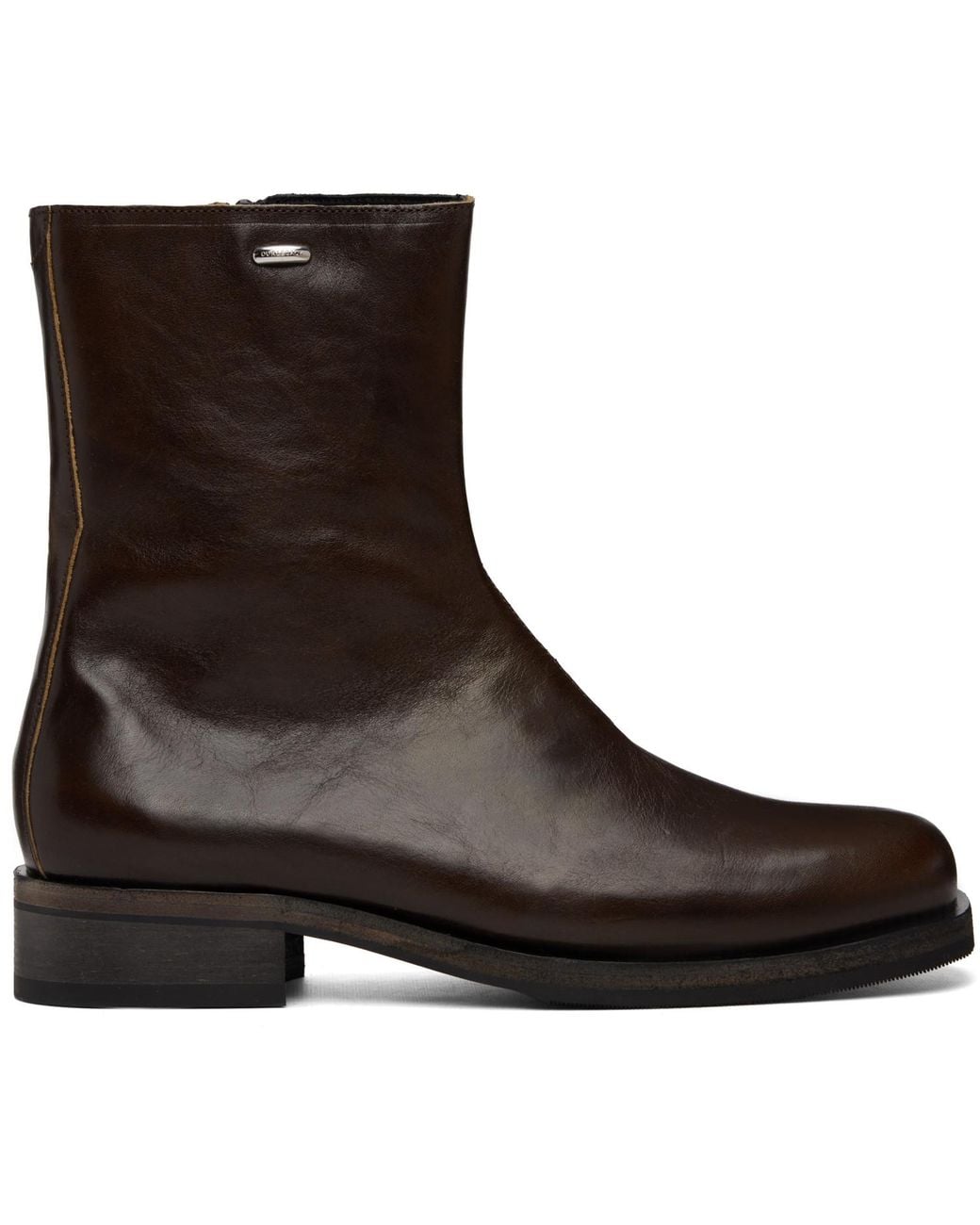 Our Legacy Brown Khaki Camion Boots for men