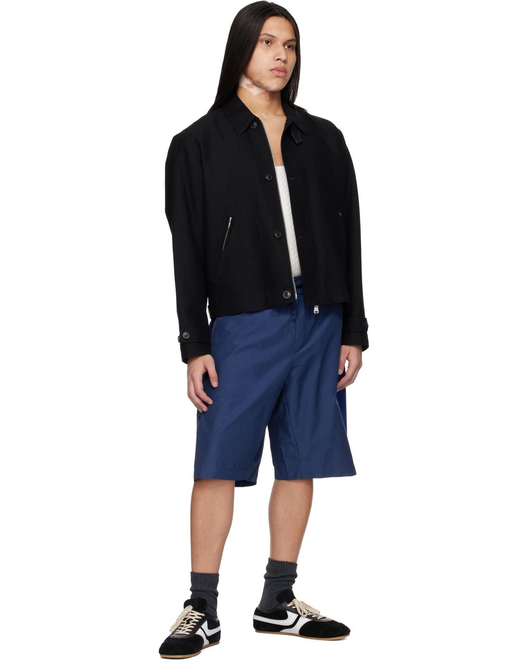 Seventh Blue Orb Shell Shorts for men