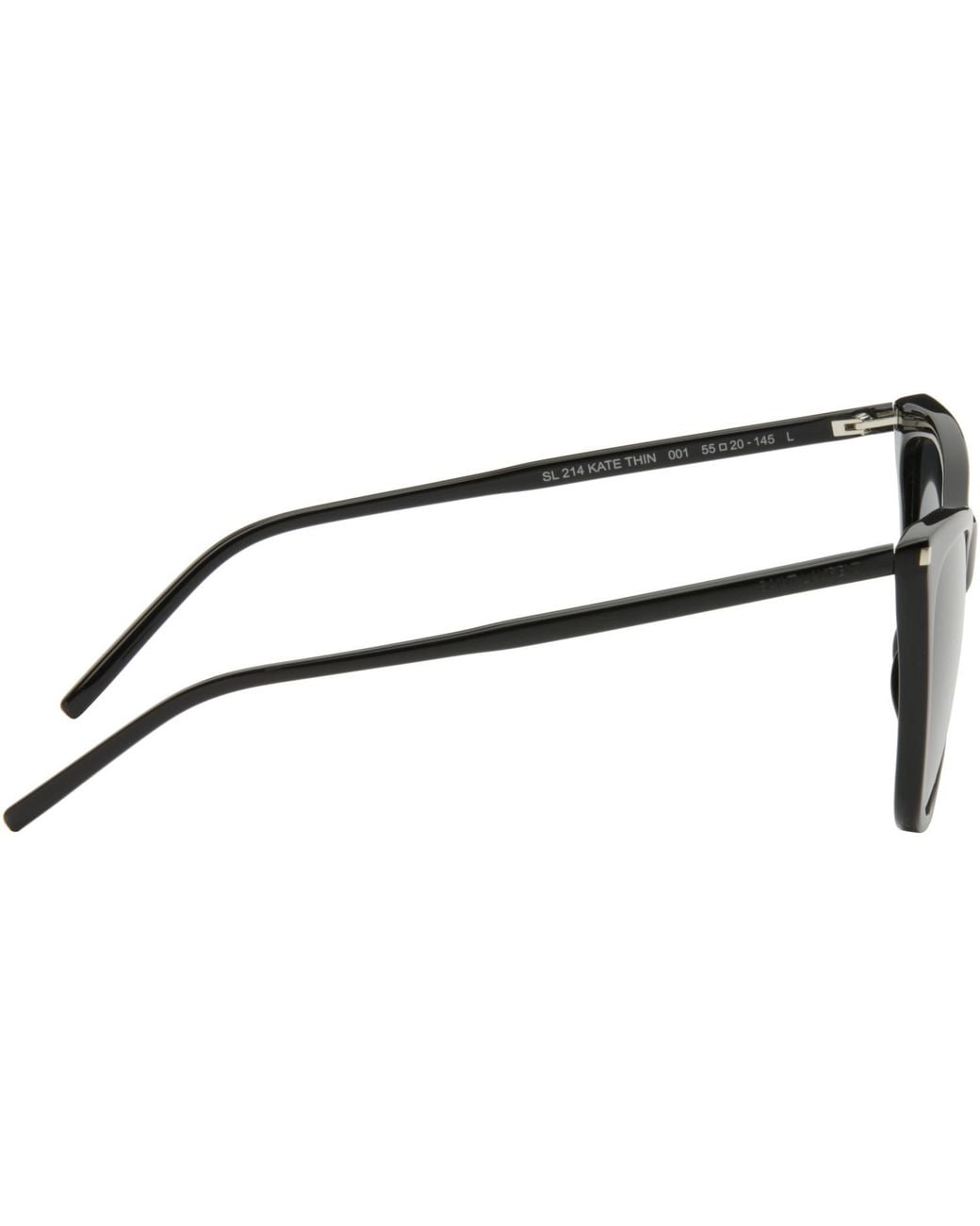 Saint Laurent Black Sl 214 Kate Thin Sunglasses
