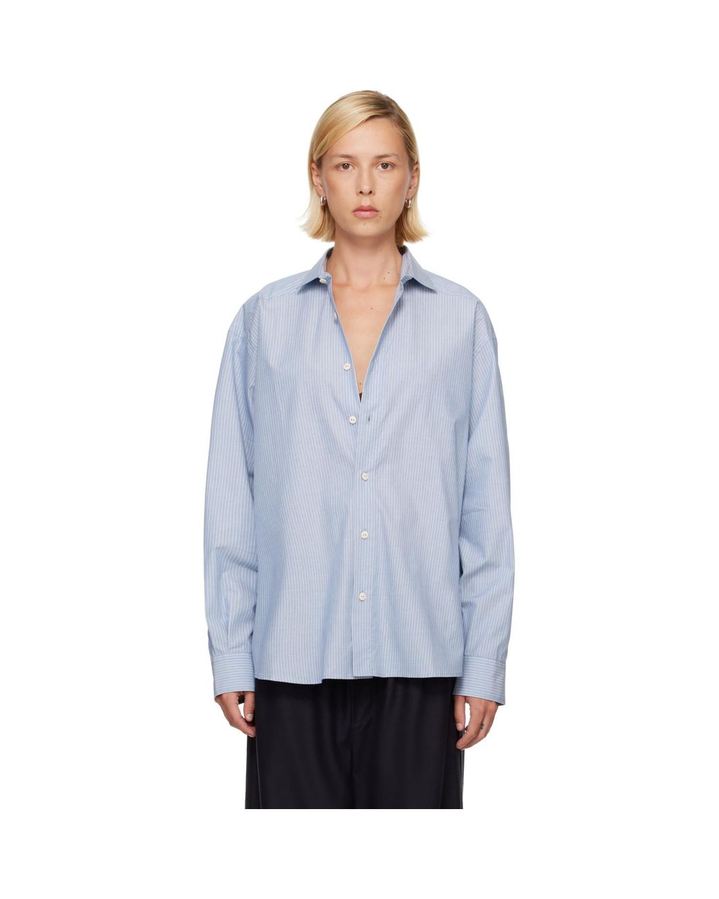 Baserange Blue Claude Shirt