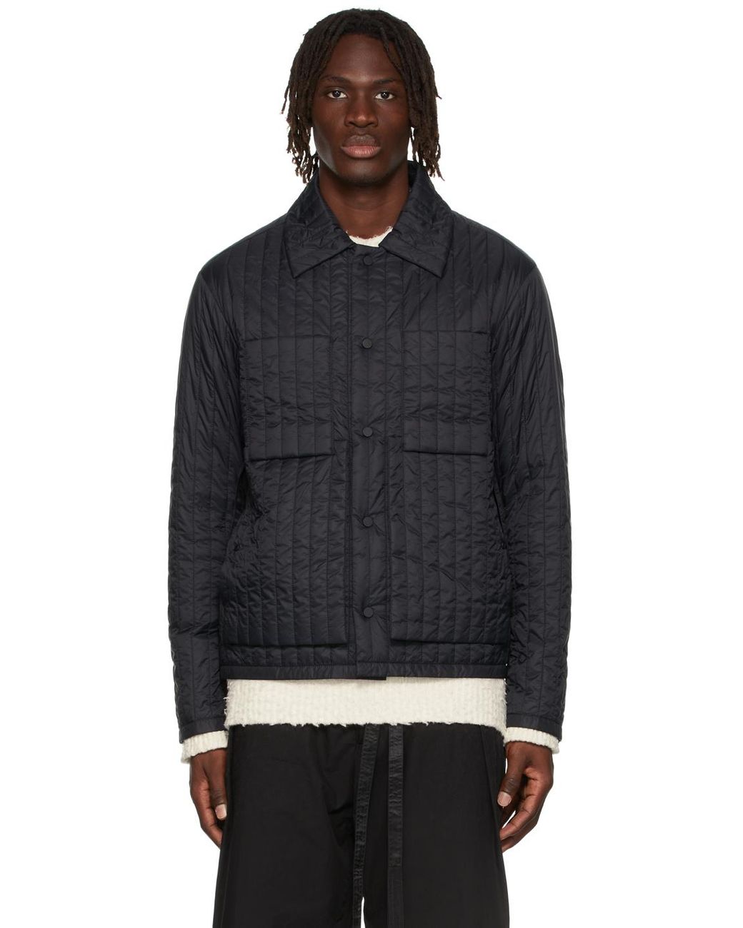 Craig Green Synthetic Quilted Work Jacket in Black for Men Lyst