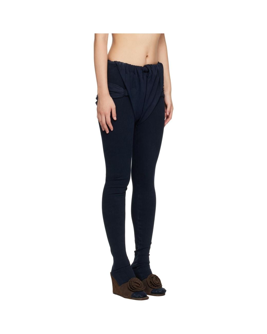 DIESEL Blue Skinny Regular Waist D-Velly Denim Leggings