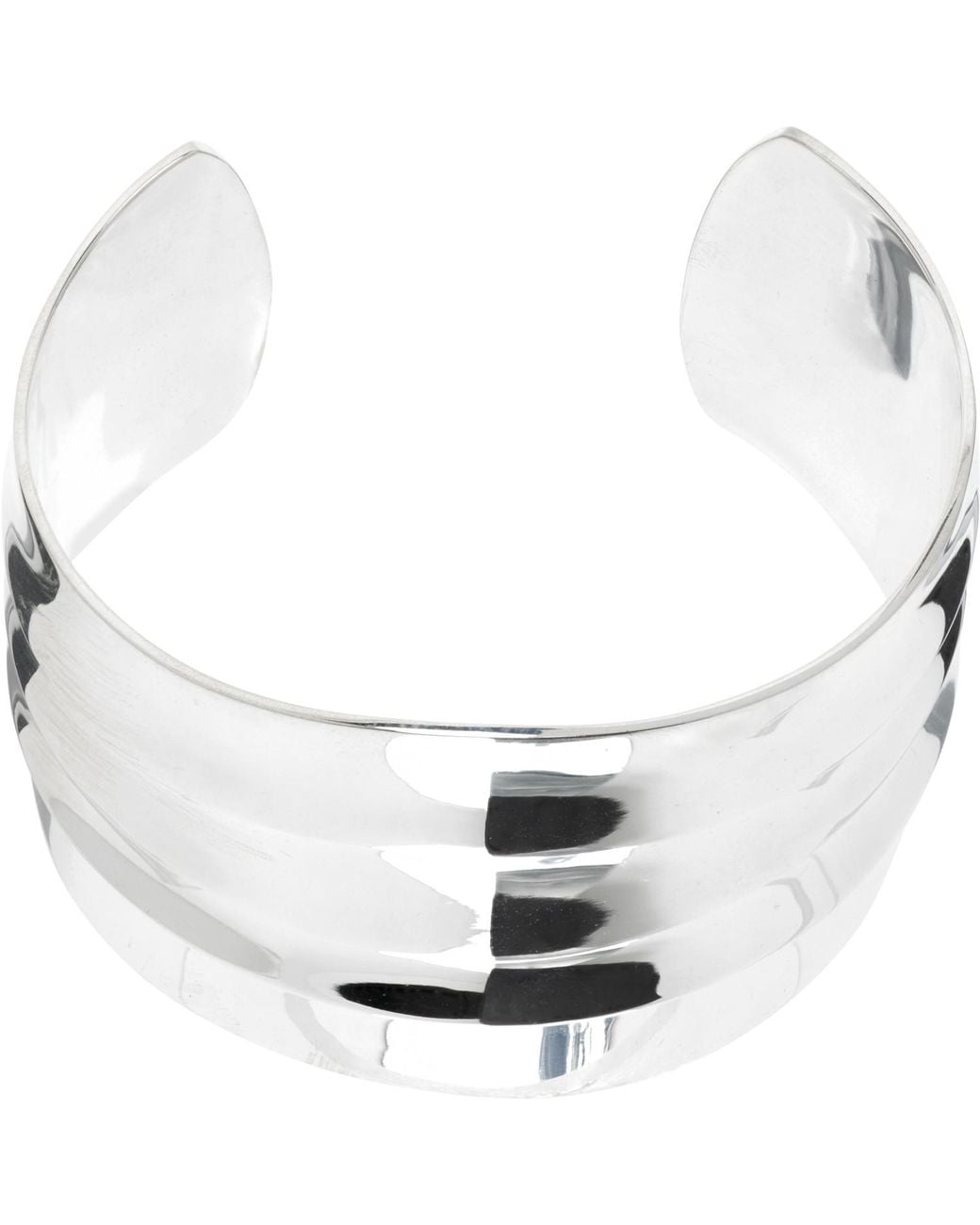 Sophie Buhai White Medium Wave Cuff Bracelet