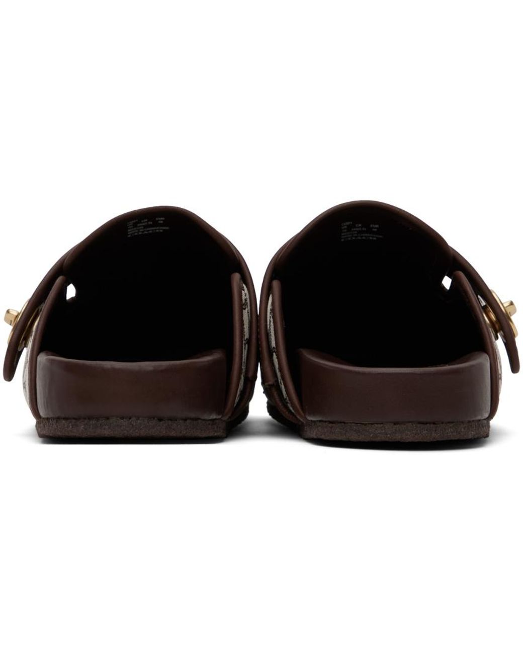 Louis vuitton oak slip on clogs discount
