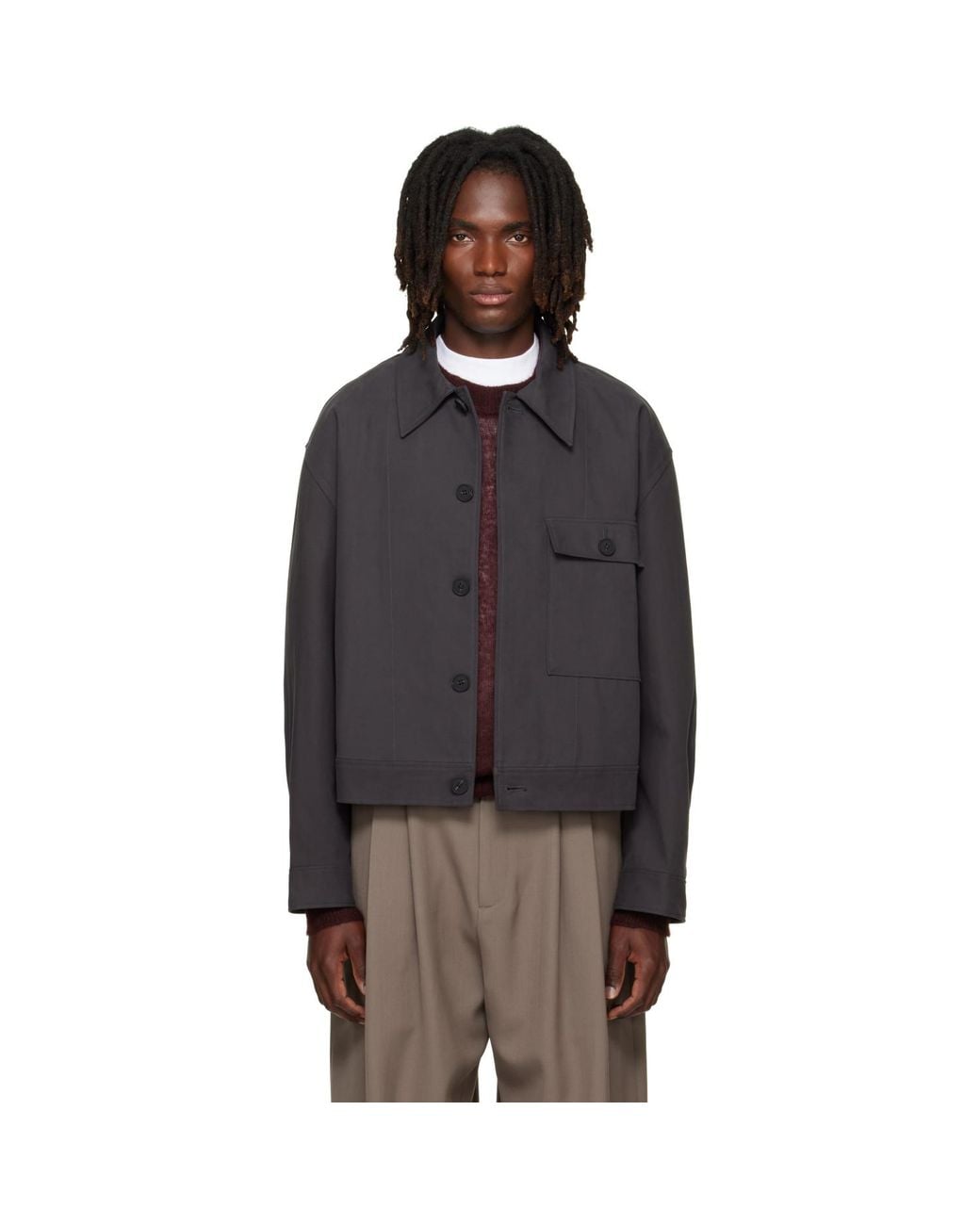 Studio Nicholson Black Drey Jacket for men
