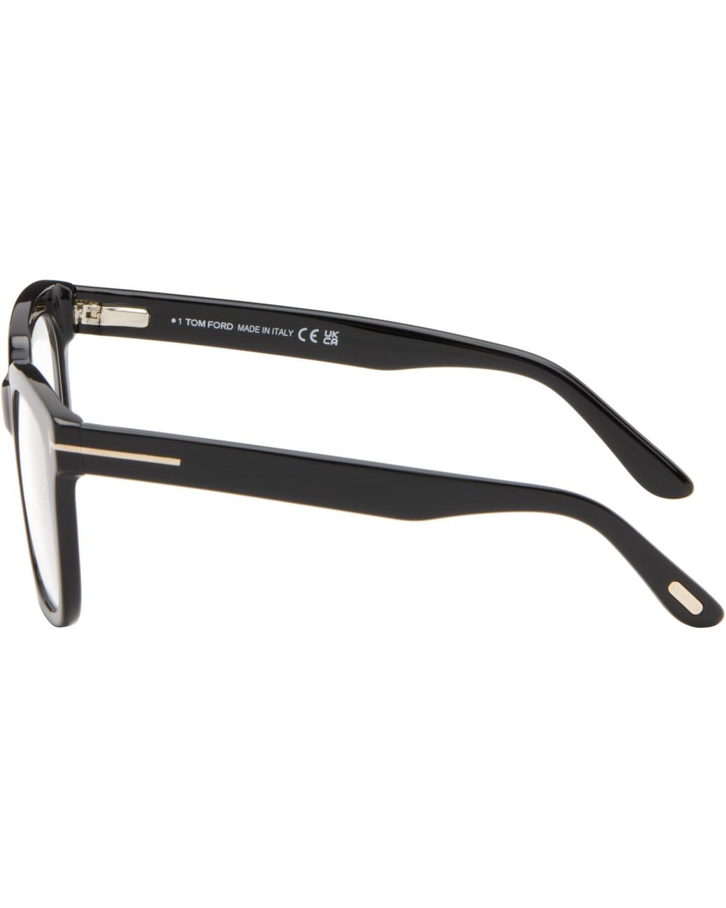 Tom Ford Black Icon Block Square Light Glasses