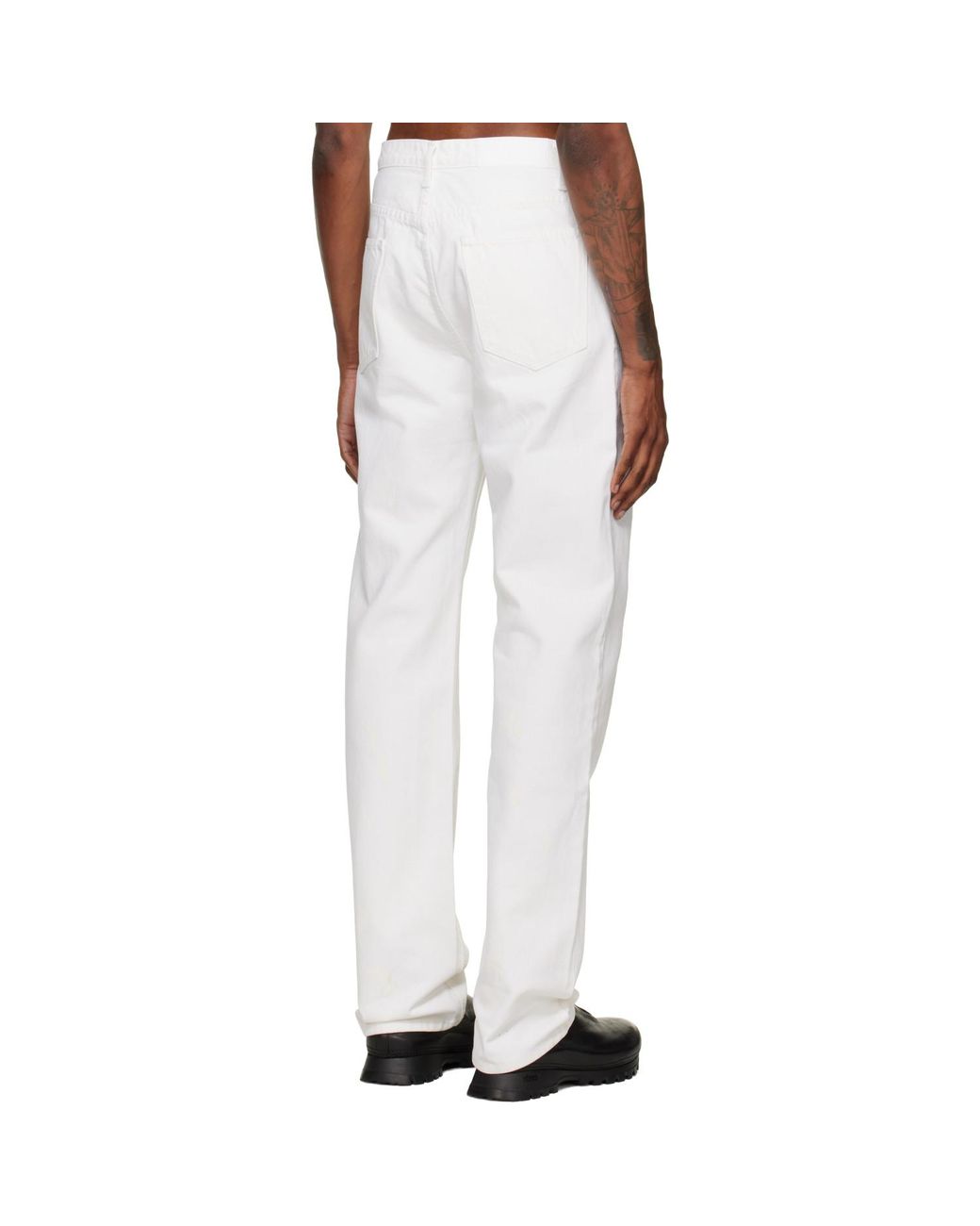 ALEXANDER DIGENOVA White Painter Jeans for men