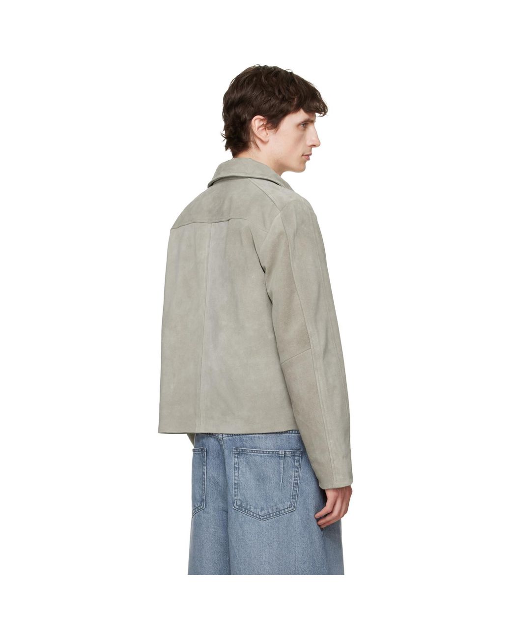 Won Hundred Multicolor Denzel Suede Leather Jacket for men