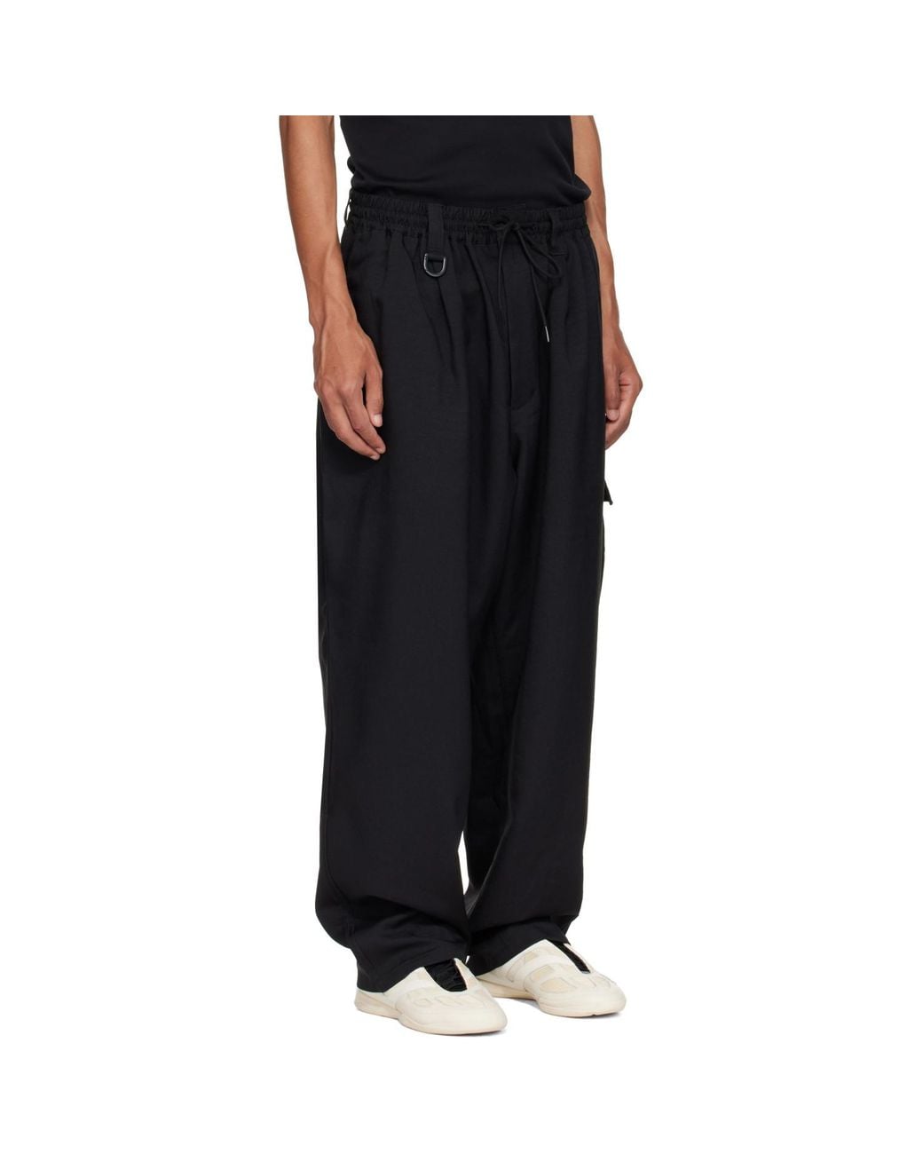 Y-3 Black Sport Uniform Cargo Pants for men