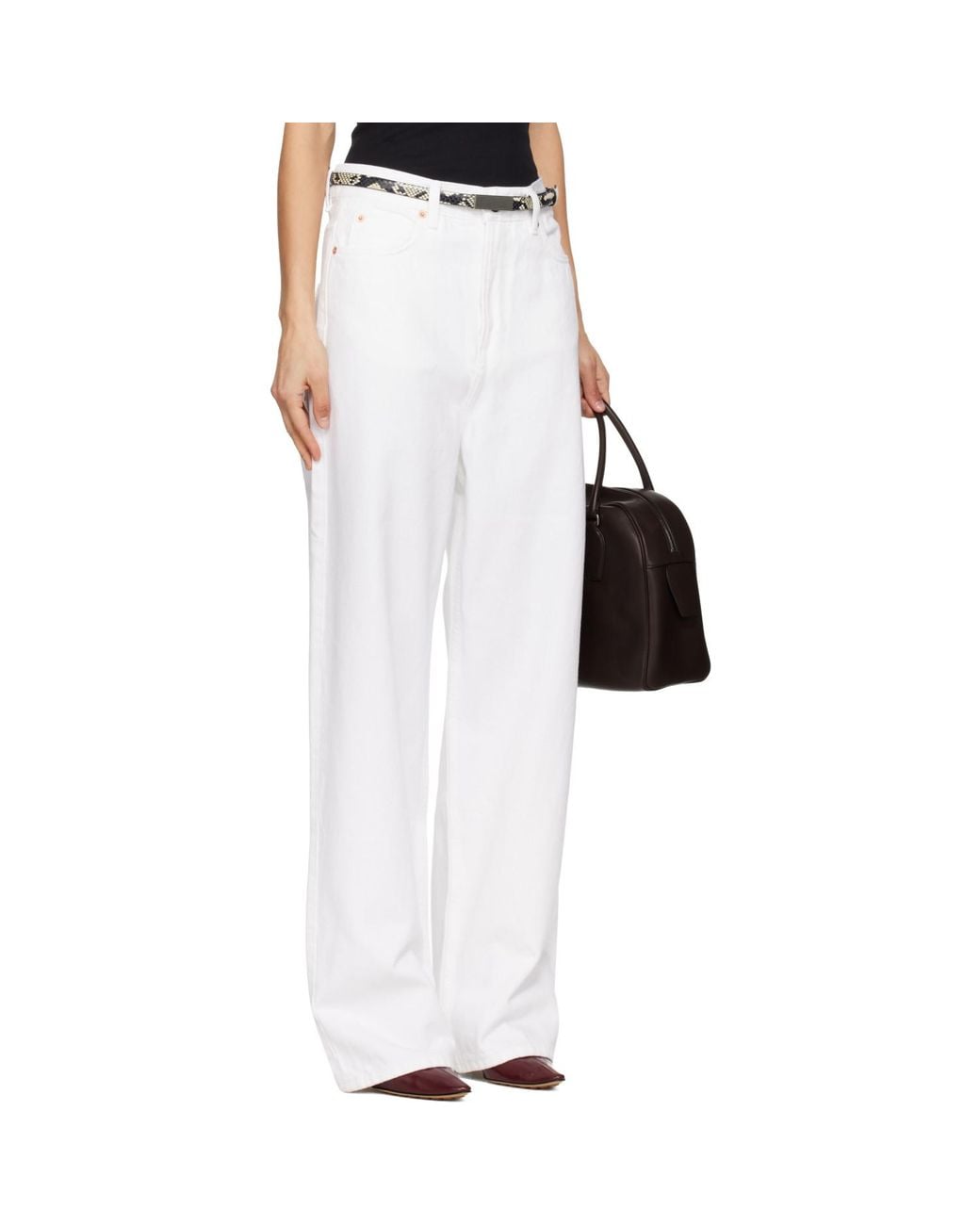 Wardrobe NYC Black Low Rise Jeans