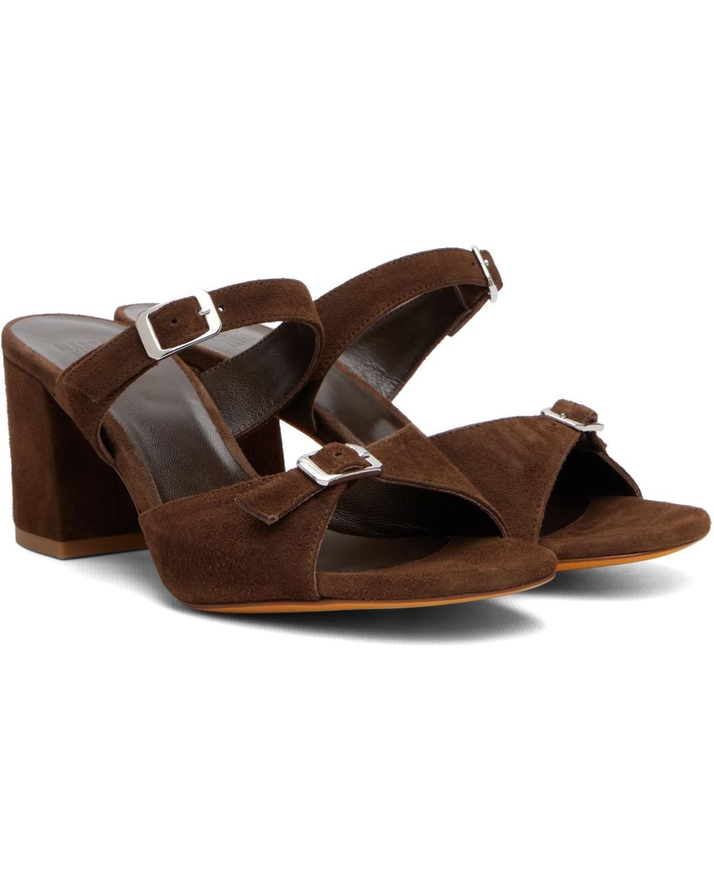 Maryam Nassir Zadeh Brown Una Heeled Sandals