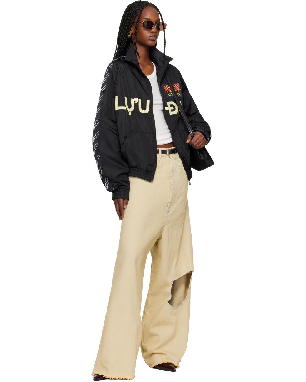 Lu'u Dan Off- Dumpster Denim Jeans in Natural | Lyst