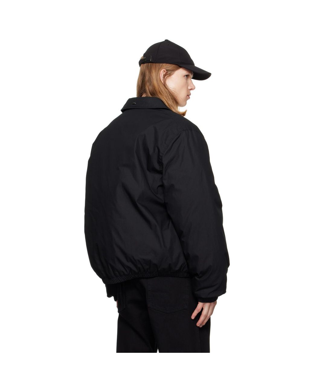 Our Legacy Black Avenue Puffa Down Bomber Jacket for men