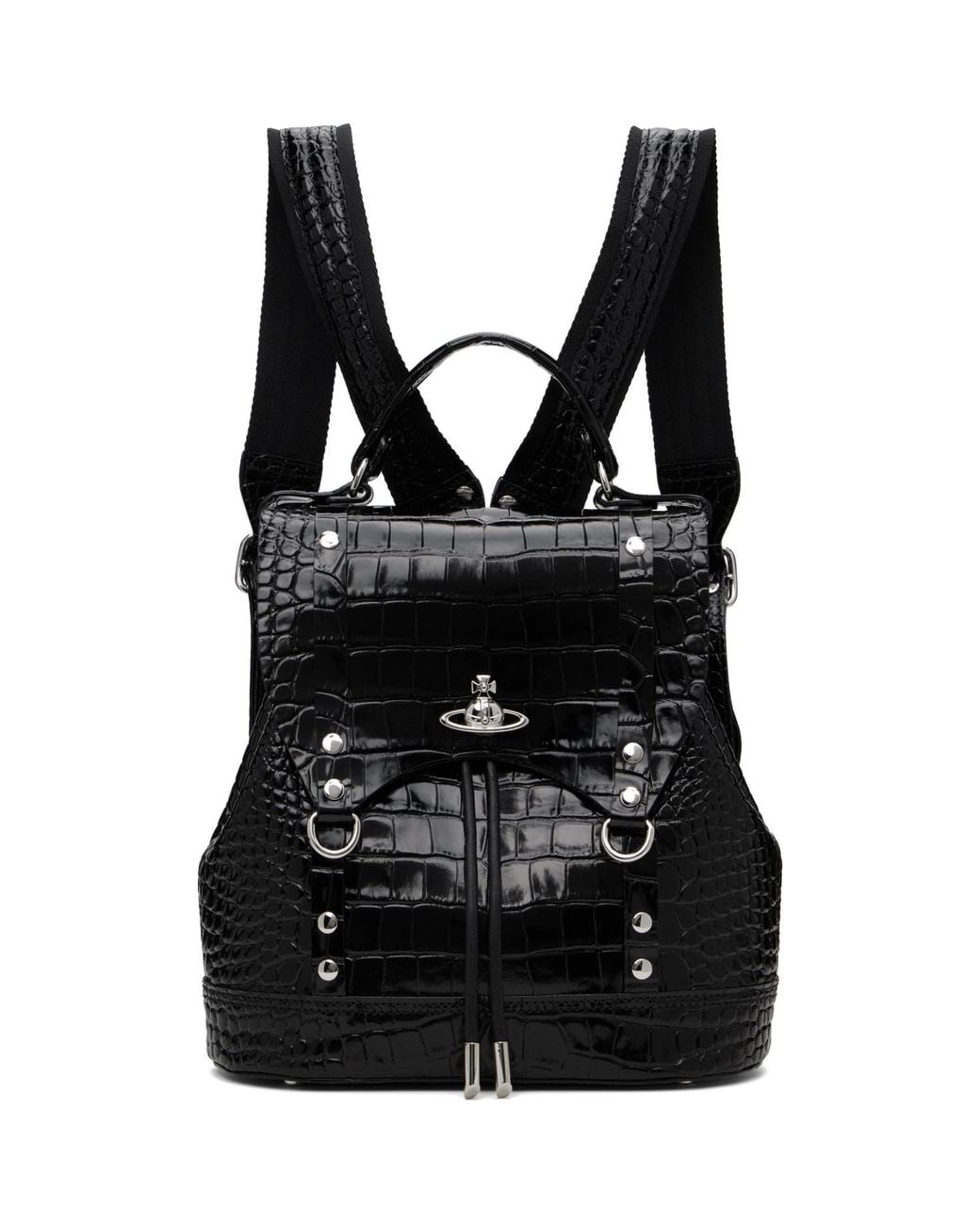 Vivienne Westwood Black Max Small Backpack for men
