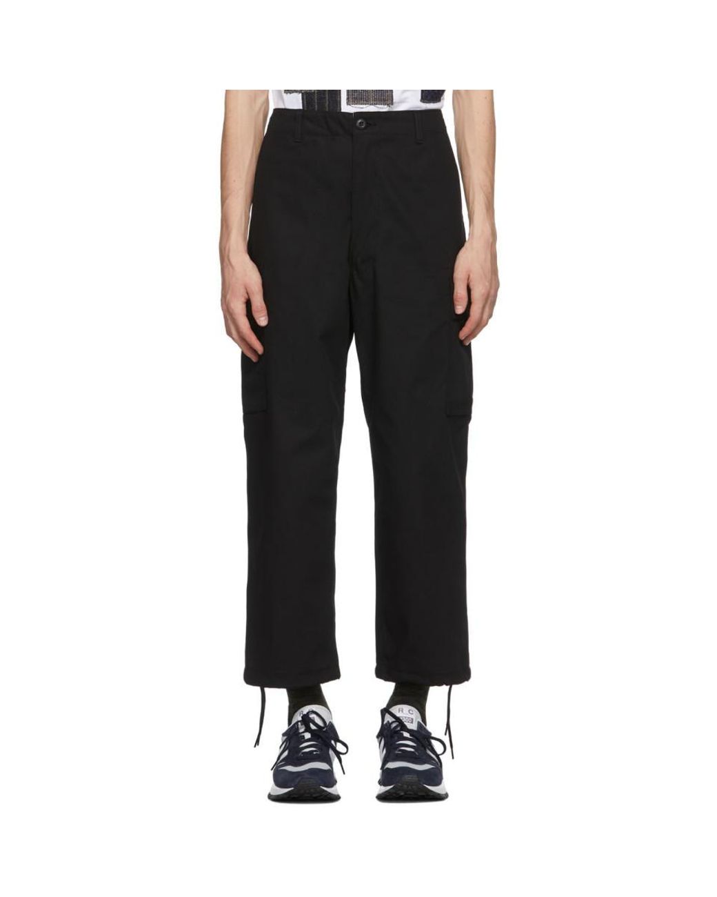Junya Watanabe Twill Cargo Pants in Black for Men Lyst