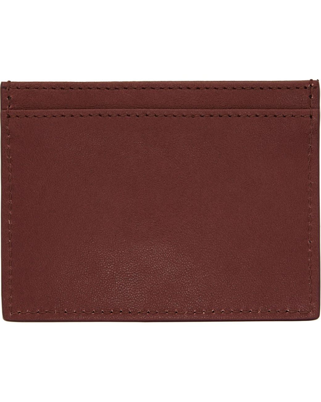 Vivienne Westwood Brown Flat Card Holder for men