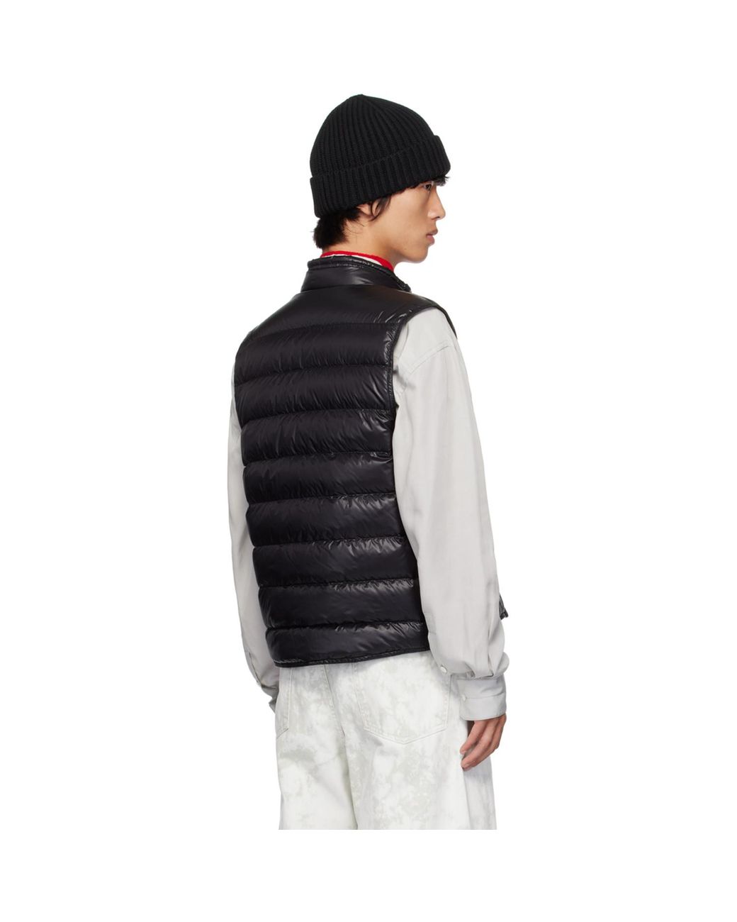 Moncler Black Gui Down Vest for men