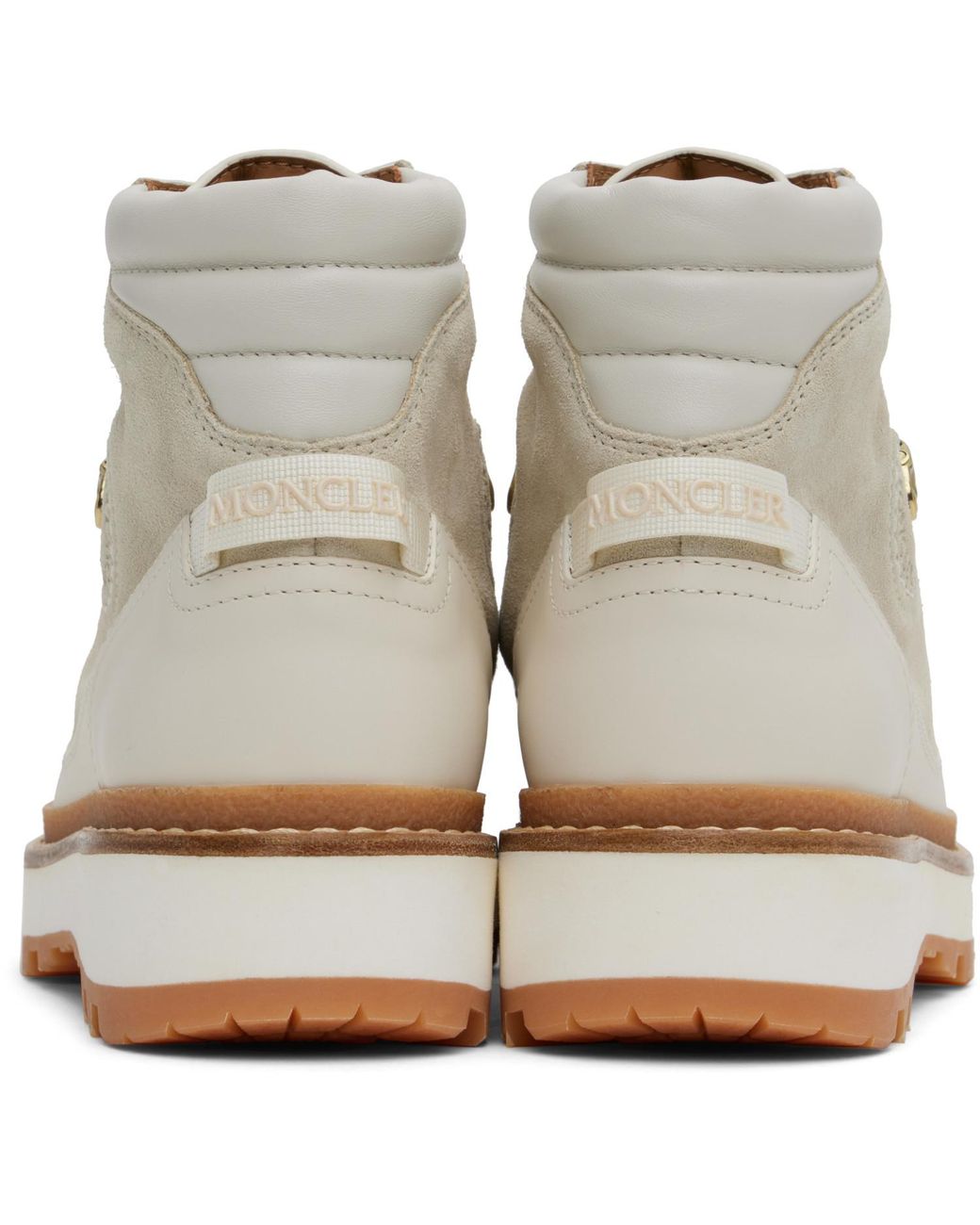 Moncler Black Off-white Peka Trek Hiking Boots