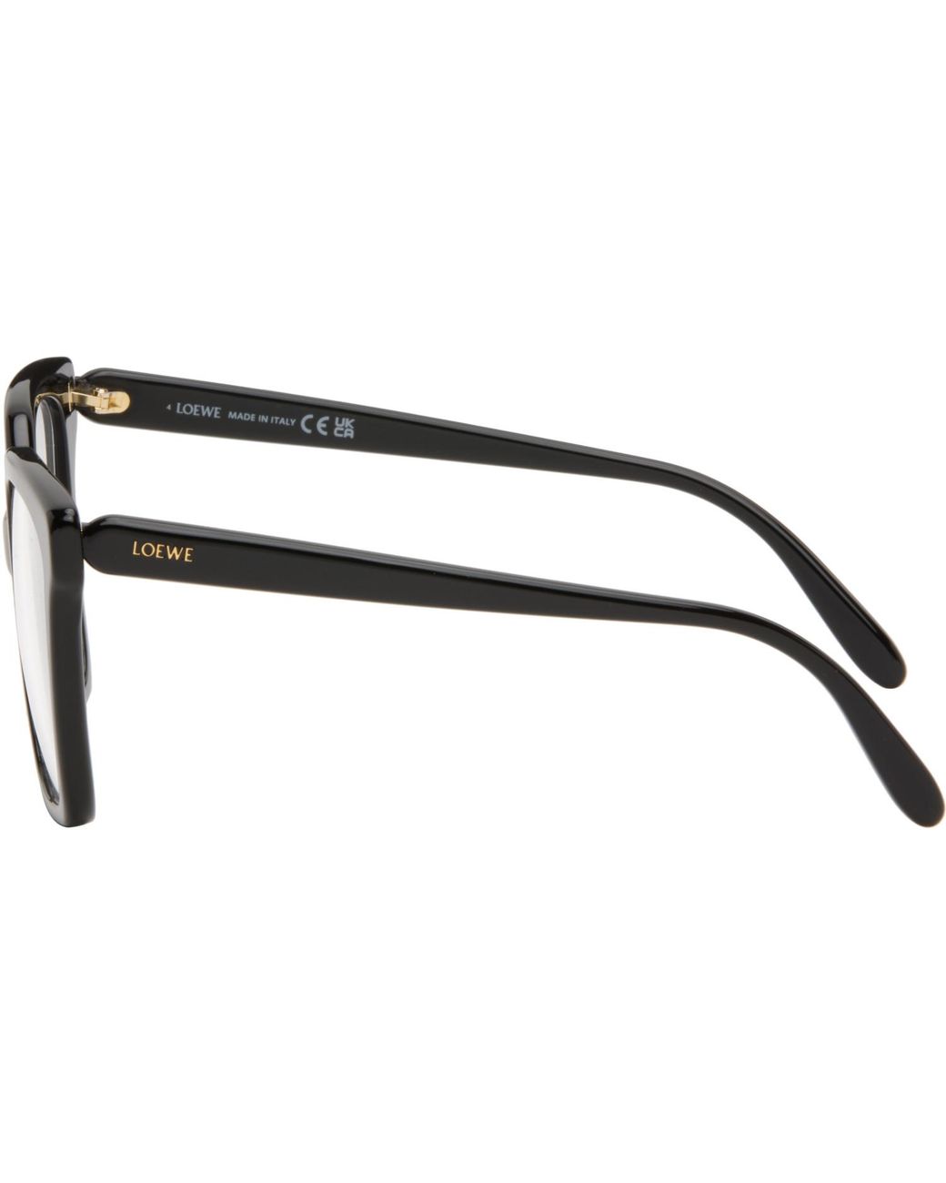 Loewe Black Slim Glasses for men
