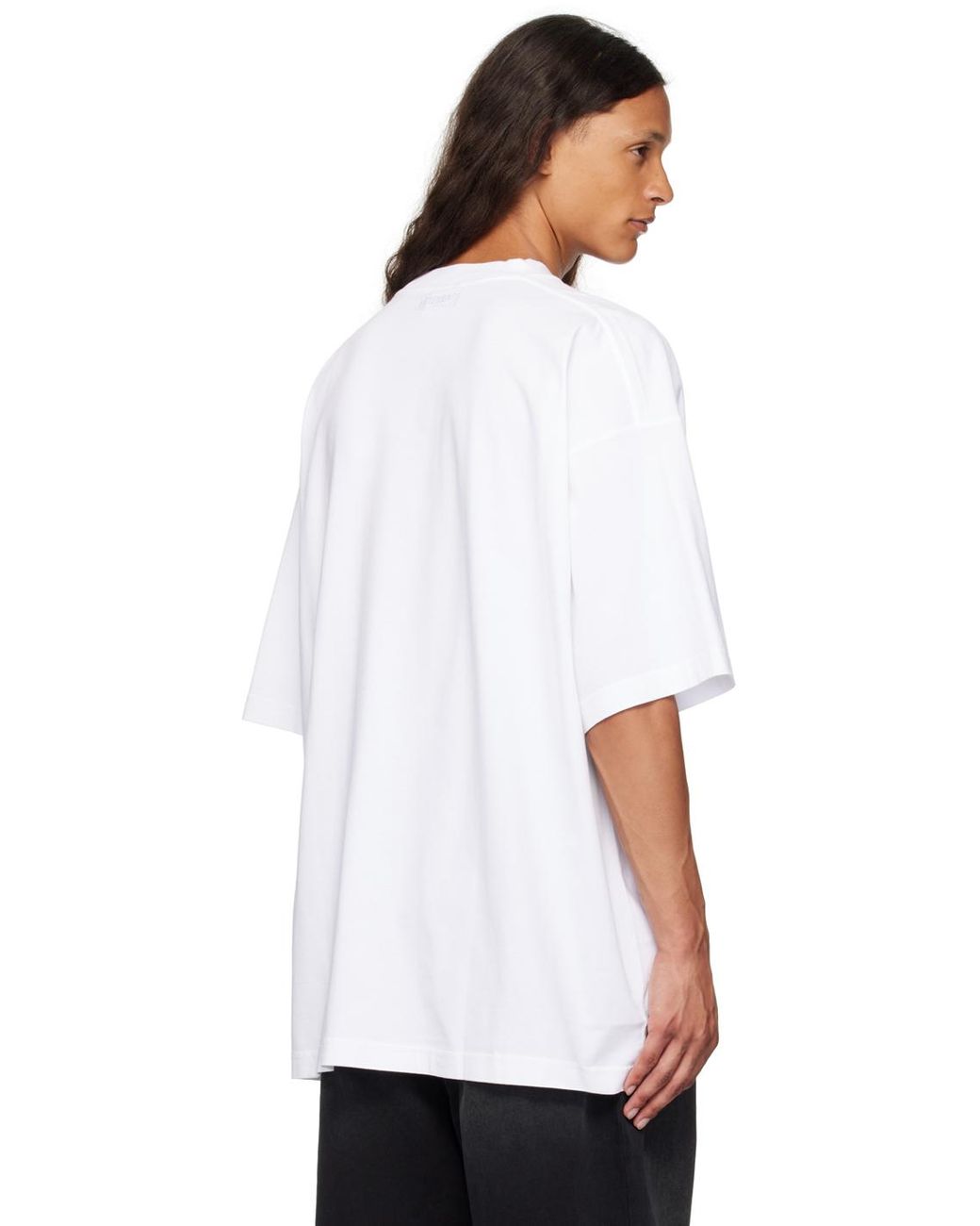 Vetements 'No Social Media' T-Shirt in White for Men | Lyst