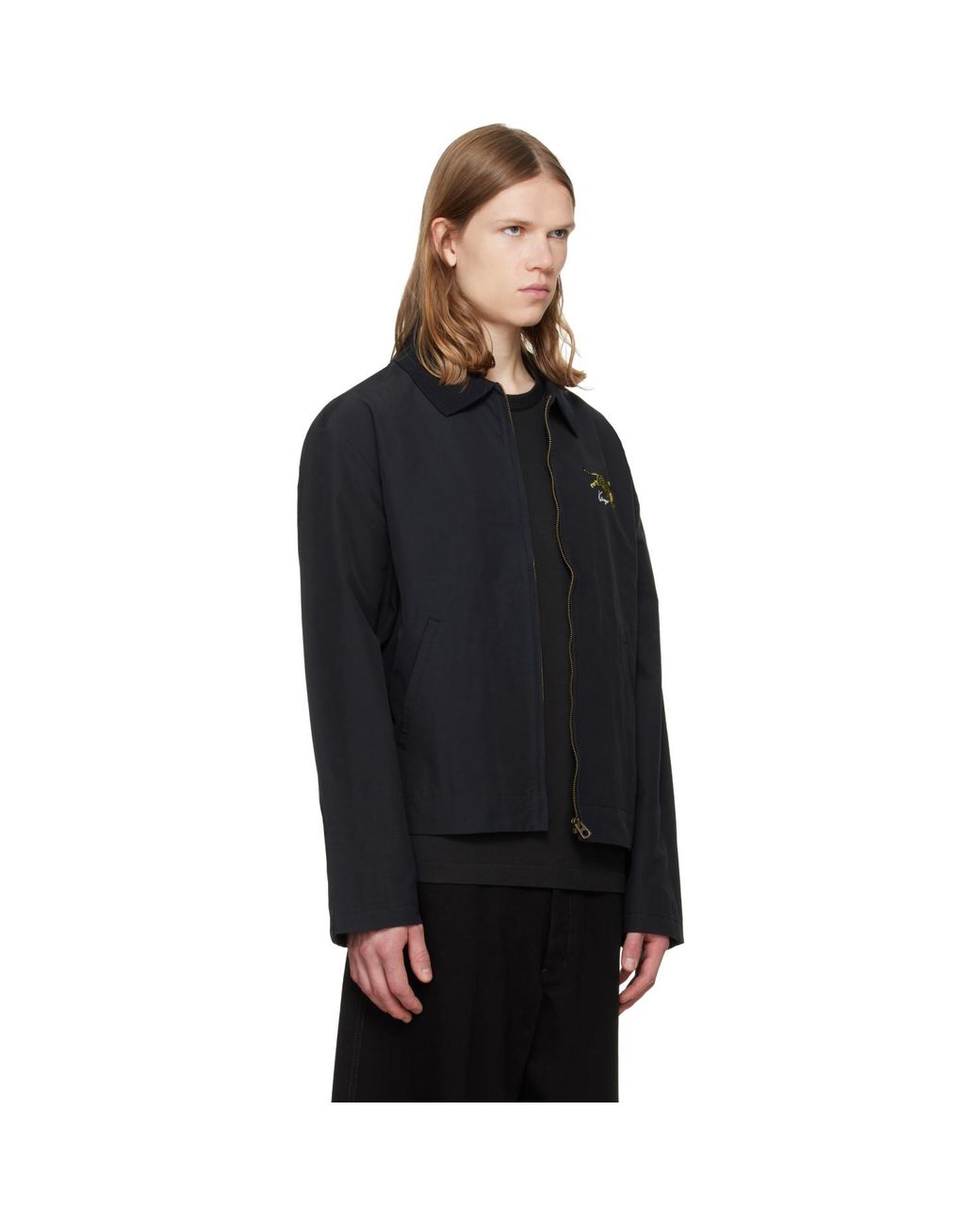 KENZO Black Paris Jumping Tiger' Coach Jacket for men