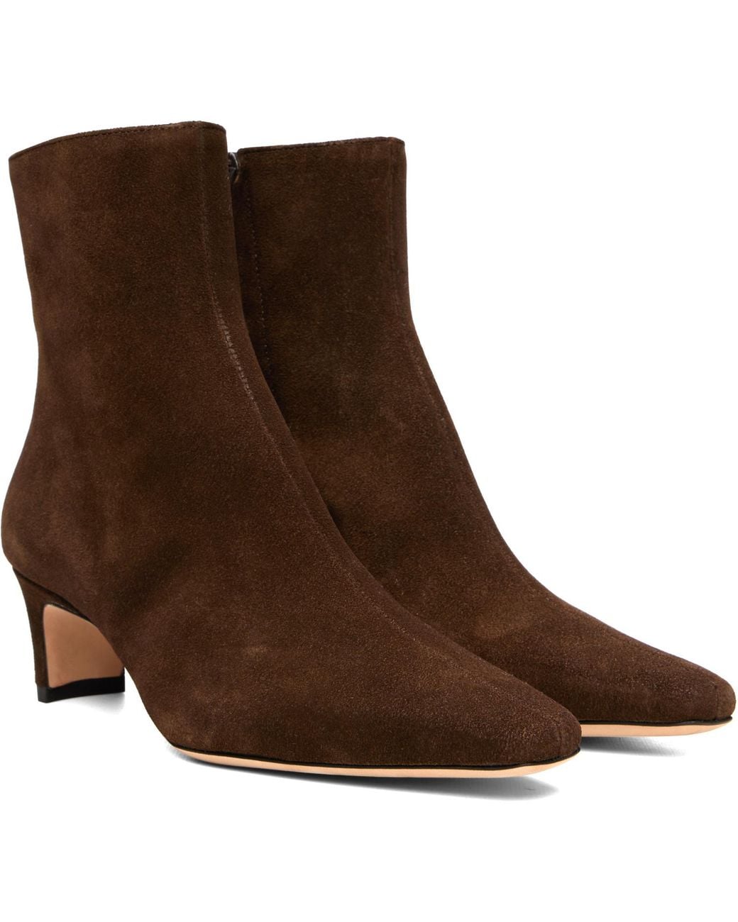 Staud Brown Wally Ankle Boots