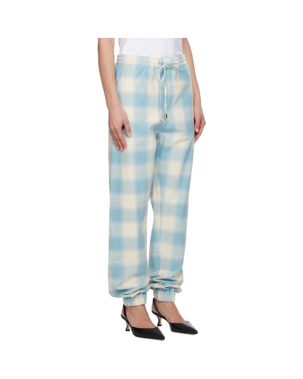The Attico Blue Long Trousers